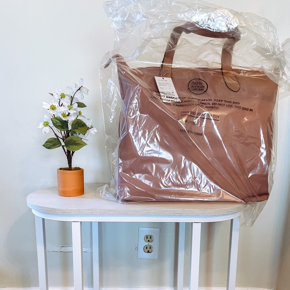 Blush pink purse